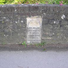 Milestone, Witley by Fosters 1883