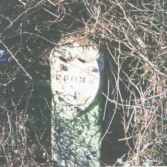 Milestone South Of Parbury Cottage