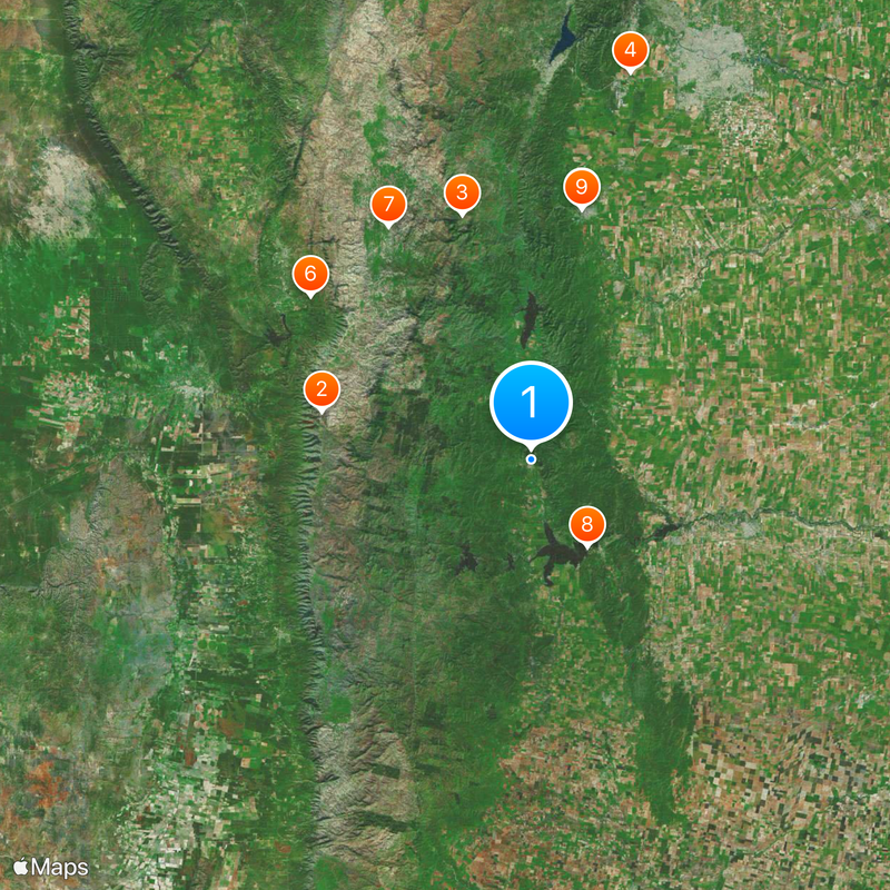 Santa Rosa de Calamuchita Mappa