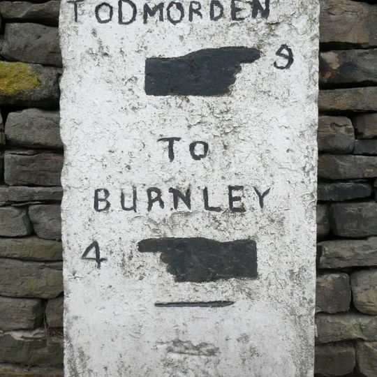 Milestone, Burnley Road; just SE of Holme Chapel