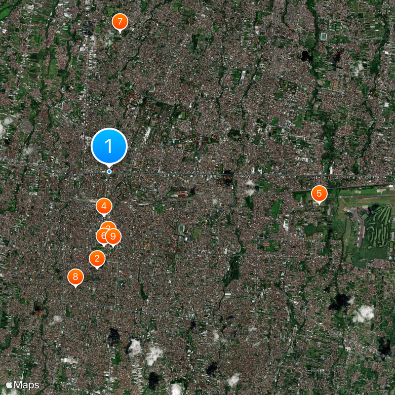 Tugu Yogyakarta Carte