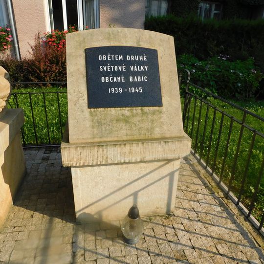 Pomník obětem 2. světové války v Babicích