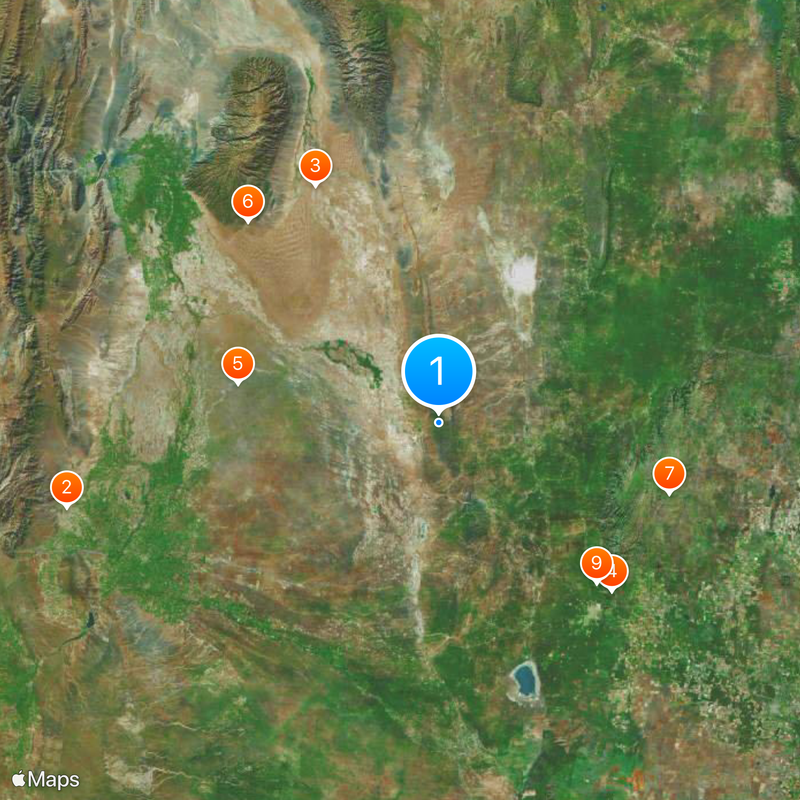 Sierra de las Quijadas National Park Map