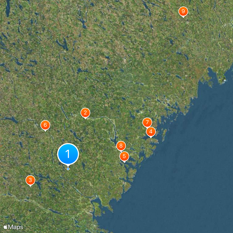 Västernorrland Carte