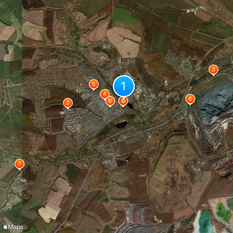 Gubkin Map