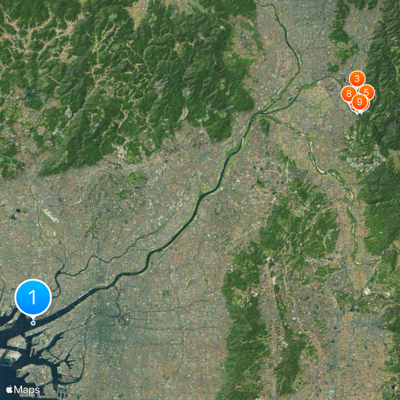 Yodo River Map