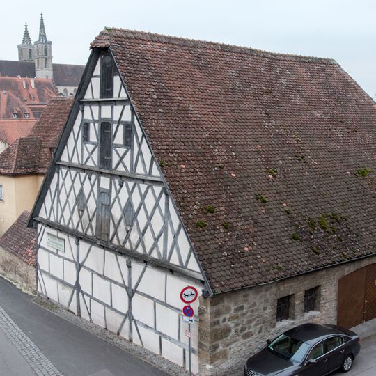 Fuchsengäßchen, Scheune am Schrannenplatz