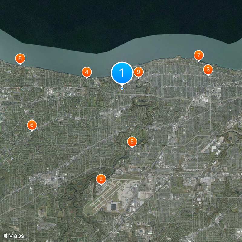 Rocky River Map