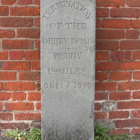 Marker Stone To Left Of Former St Marys Church Of England School