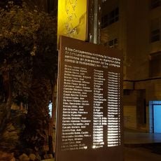 Monument to the Cartagenero victims of Nazi concentration camps