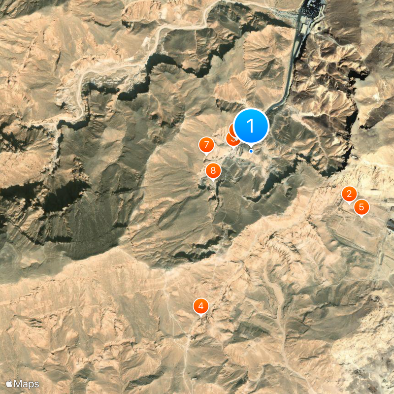 Tal der Könige Karte