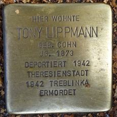 Stolperstein en memoria de Tony Lippmann