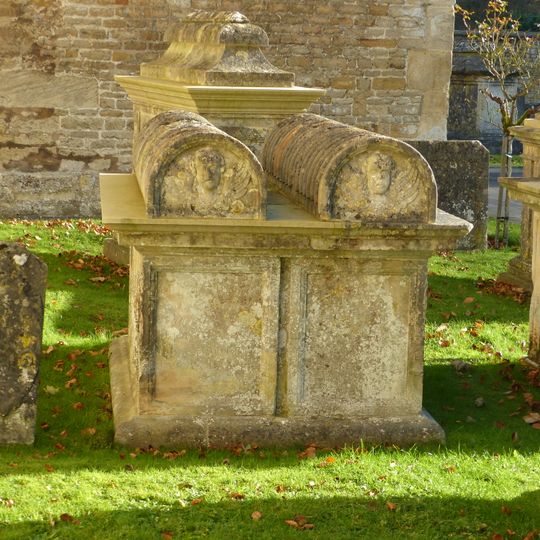 Group of 6 monuments in the churchyard approximately 5 metres south of nave and west of porch to Church of St Mary