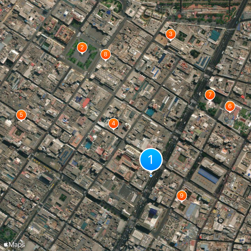 Biblioteca Nacional del Perú Mapa