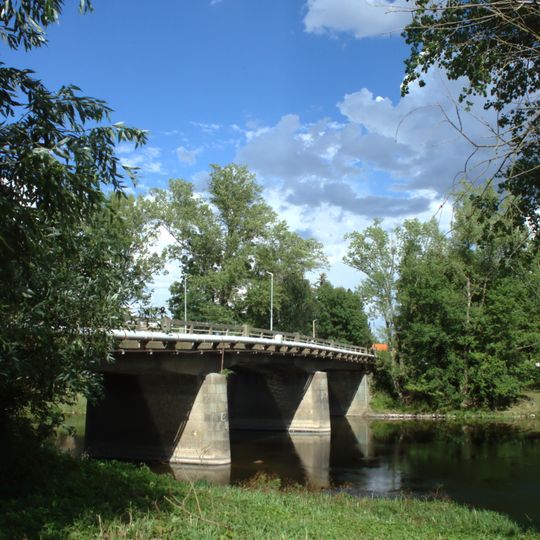 Most přes Ohři v Počedělicích