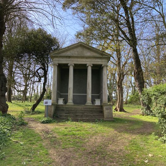 Garden temple to south west of Prideaux Place