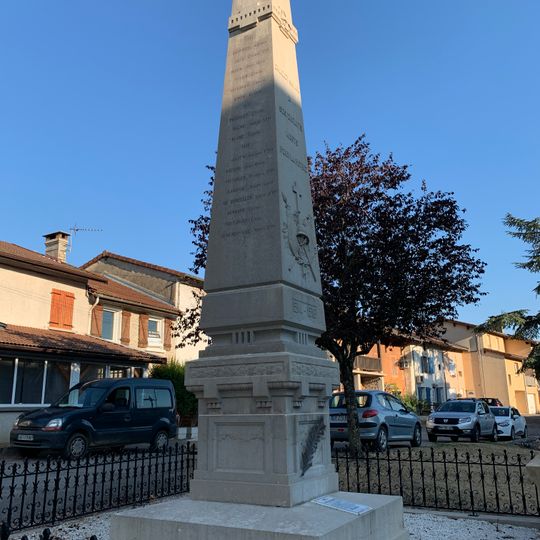 War memorial of Chazey-sur-Ain