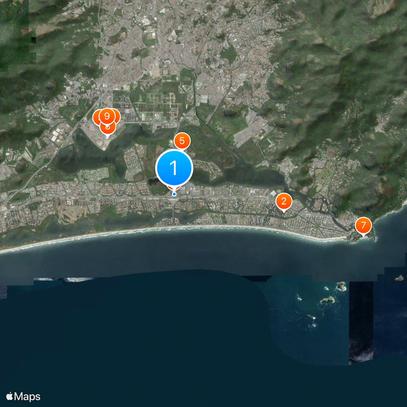 Barra da Tijuca Mapa