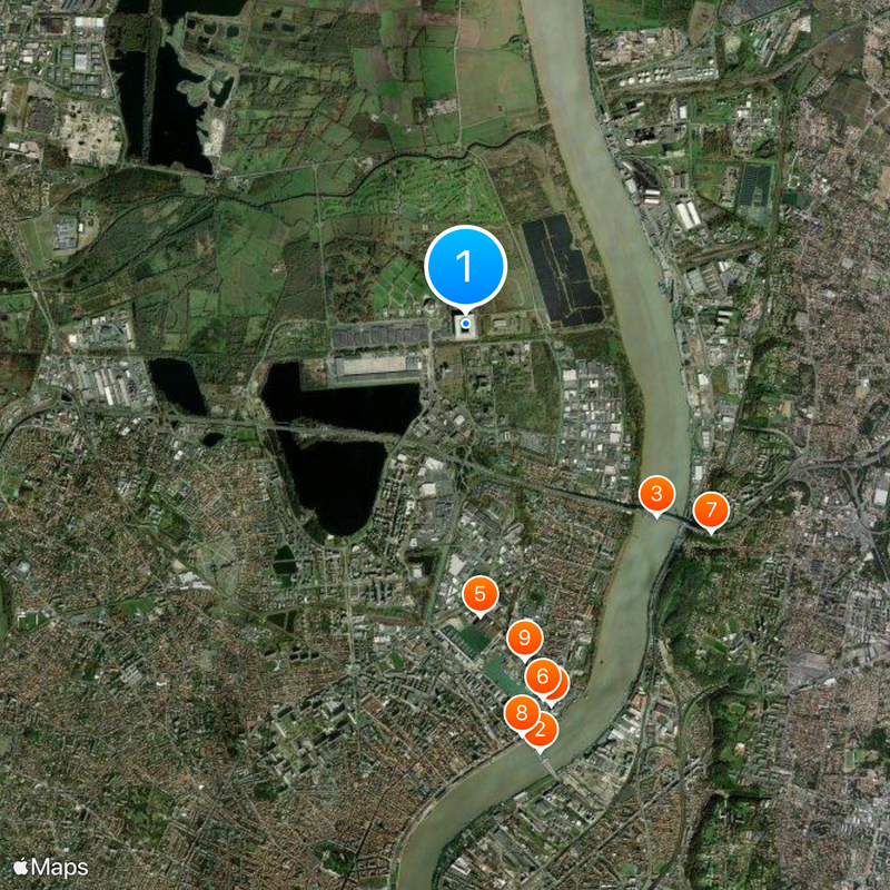Stade Bordeaux-Atlantique Map
