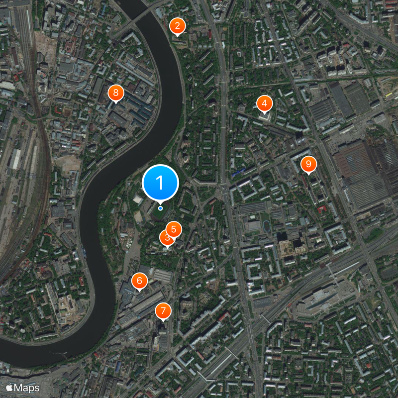 Eduard Streltsov Stadium Map