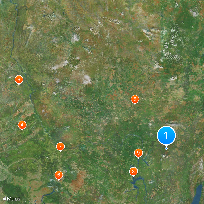 Nizhnyaya Tunguska Map