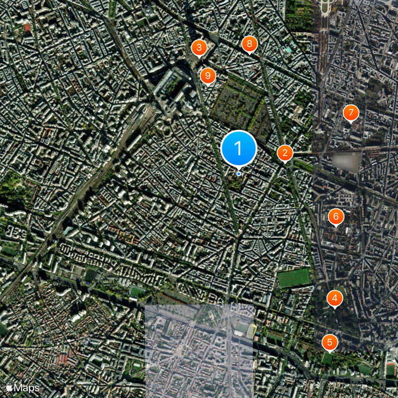 14e arrondissement de Paris Carte