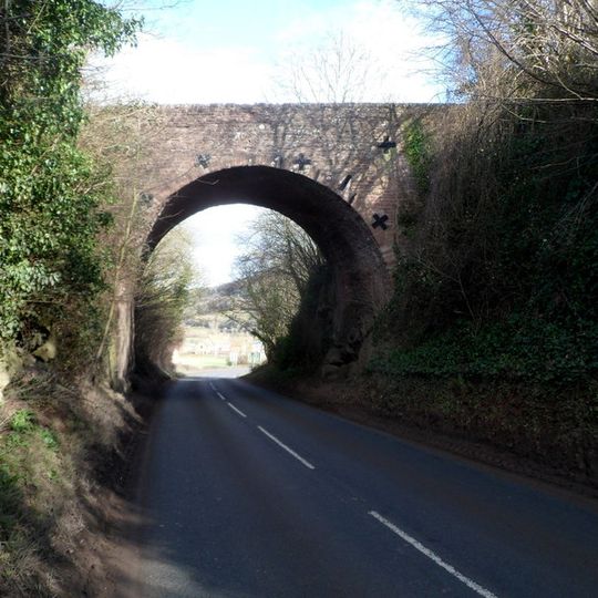 Dry Arch Bridge 300yds NE of St Giles' Church