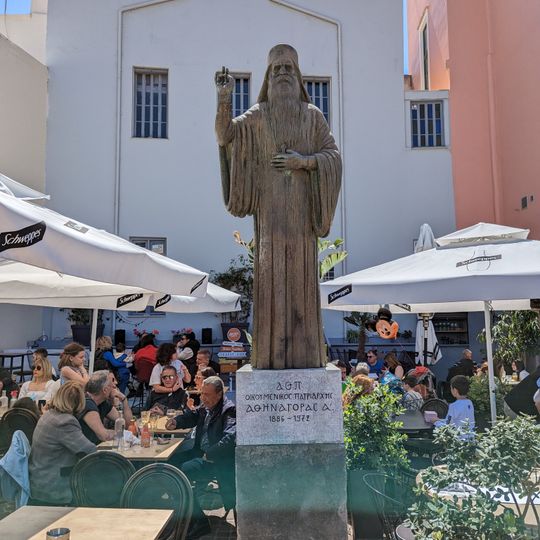 Statue of Patriarch Athinagoras, Chania