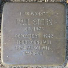 Stolperstein en memoria de Paul Stern