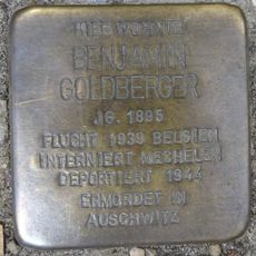 Stolperstein en memoria de Benjamin Goldberger