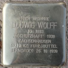 Stolperstein en memoria de Ludwig Wolff