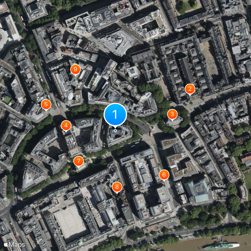High Commission of Australia, London Mapa