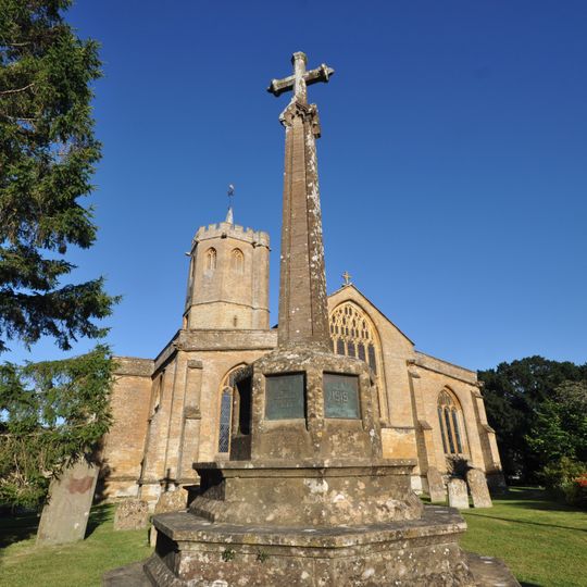 North Boundary Wall To Churchyard, With Gates To North And North East Of Church Of St Peter And St Paul, And The War Memorial