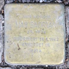 Stolperstein em memória de Max Badrian