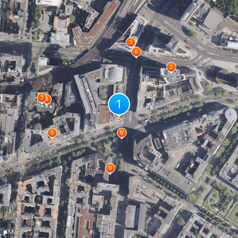 Café Kranzler Map