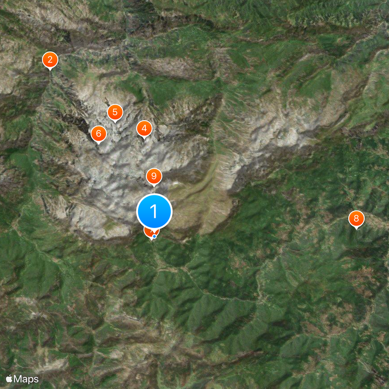 Fuente Dé Map