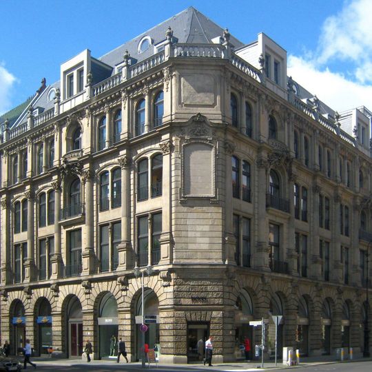 Ausschank-Gebäude der Münchner Pschorr-Brauerei