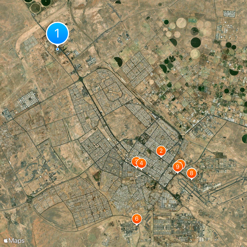 King Khalid Sport City Stadium Carte