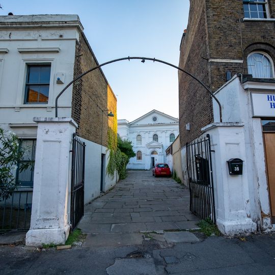 Gate Piers, Gates And Railings To Front Of Stockwell Green United Reformed Church