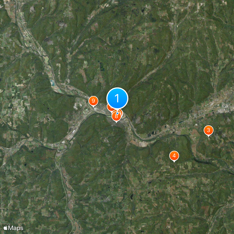 Corning Museum of Glass Map
