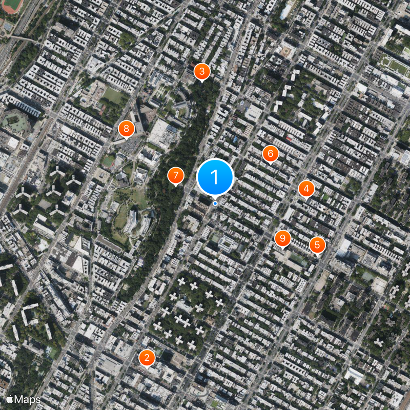 Eighth Avenue Map