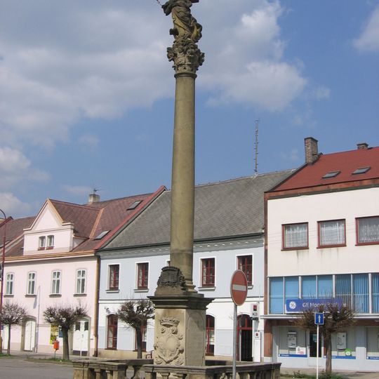 Maria column in Kostelec nad Orlicí