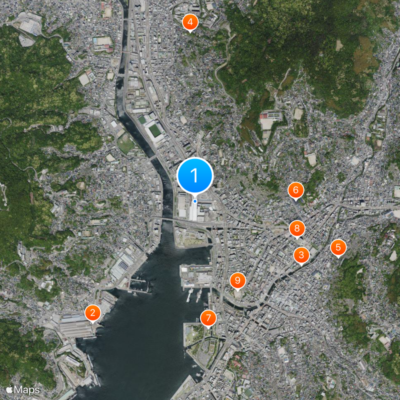 Nagasaki Station Map