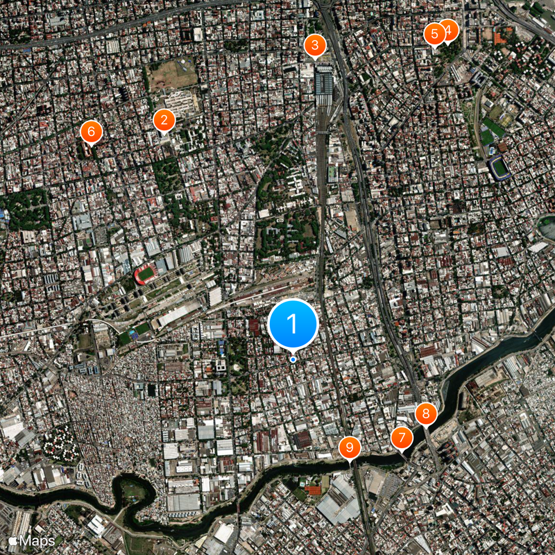Barracas Map
