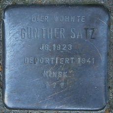 Stolperstein dedicated to Günther Satz