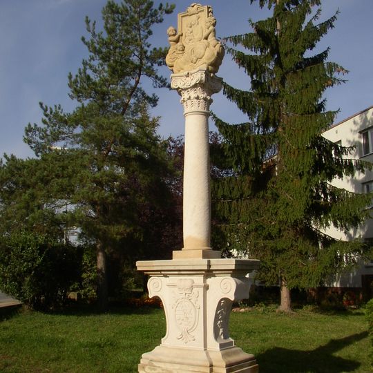 Maria plague column in Buštěhrad