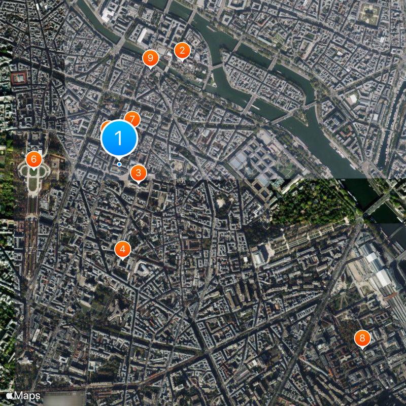 V arrondissement di Parigi Mappa