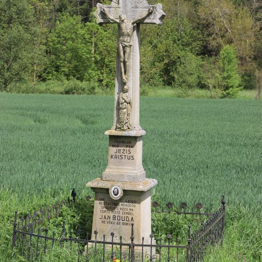 Kříž severně od Bačkovic