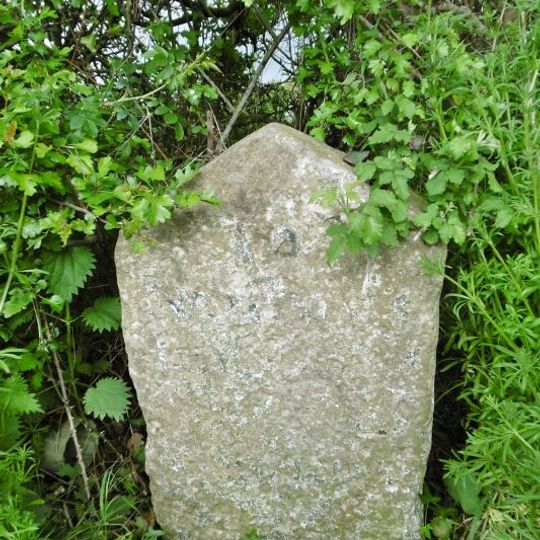 Milestone, Downend; opp Wellsley, 100m N of jct of road to Downend