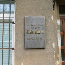 Pamětní deska Josefa Balcara v Praze
